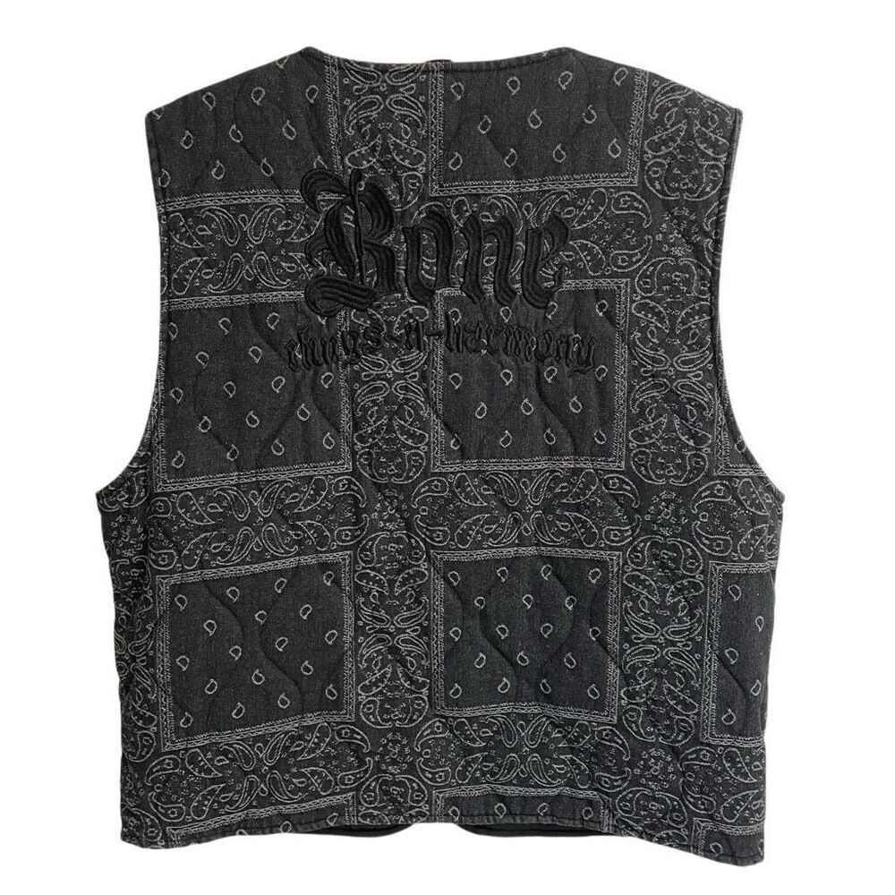 BoneThugs N Harmony x Shoe Palace  Bandanna Print Vest Mens L Art Of War Hip Hop View 3